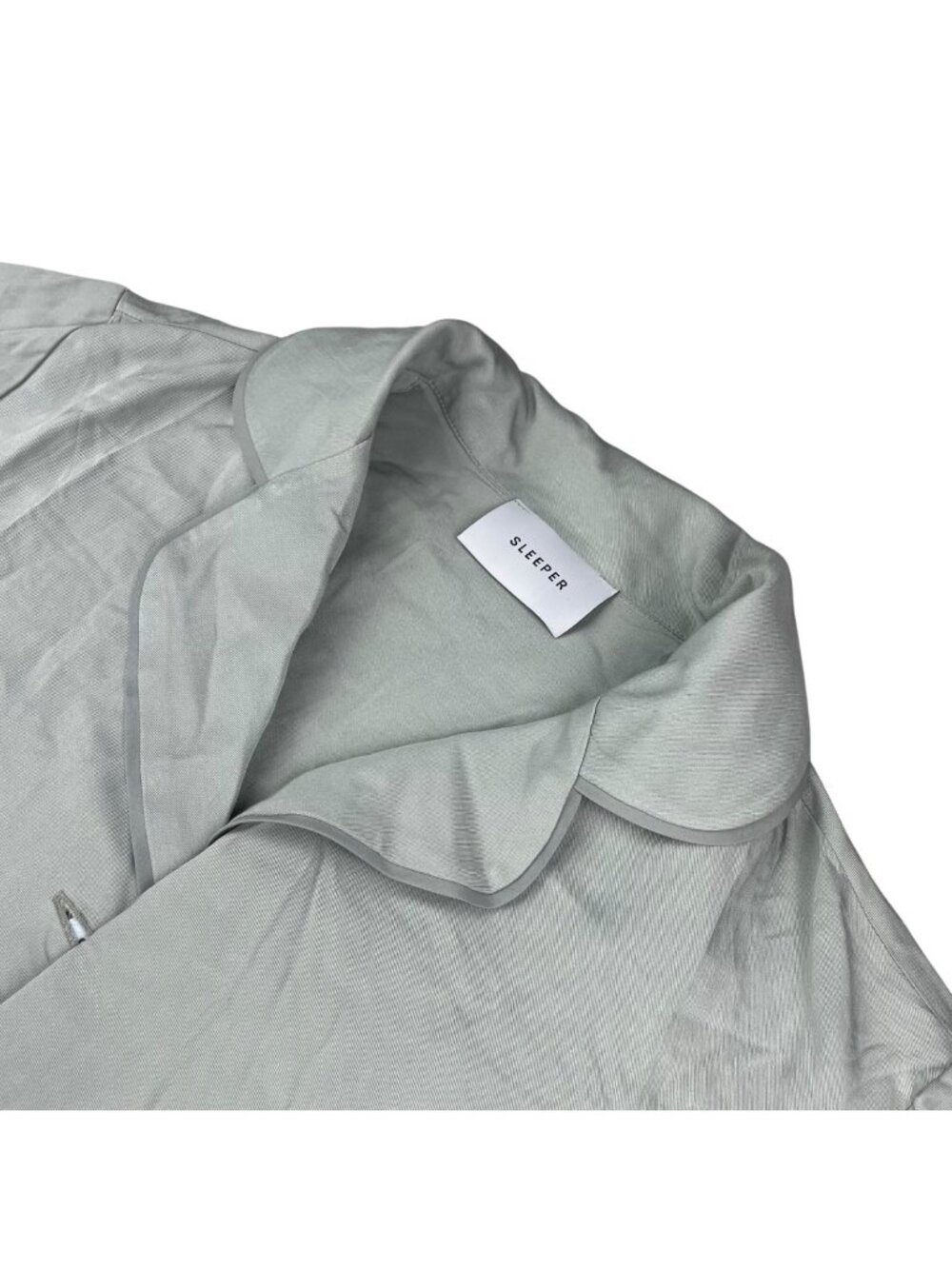 Sleeper Men's 100% Viscose L/S Button Pajama Shirt Gray • Medium